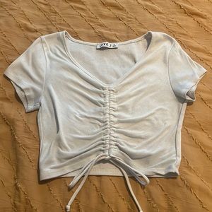 White Crop Top